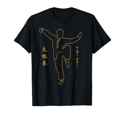 Photo de Tai Chi Chuan Pose Méditation Chinoise Arts Martiaux T-Shirt