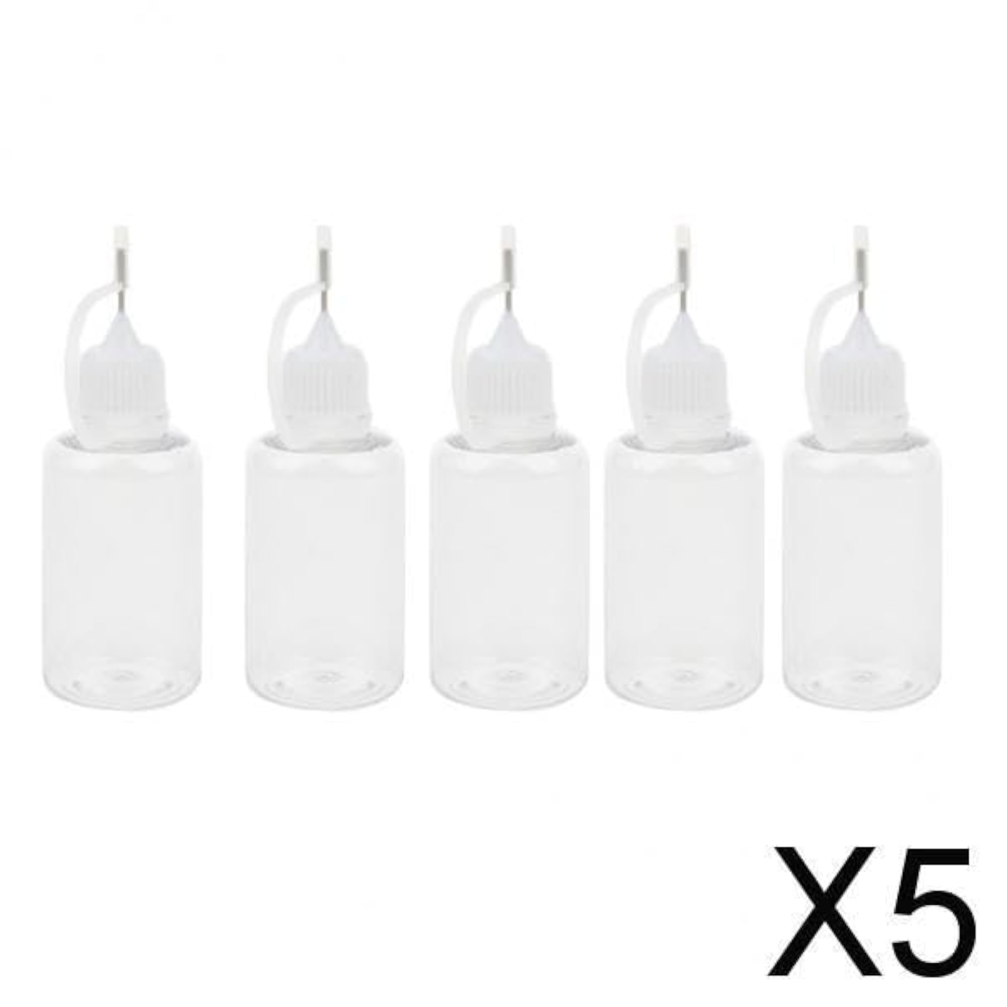 5x5x 30ml Empty Squeezable Liquid Dropper Bottles