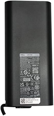 Genuine Dell 130W Laptop USB-C Type AC Adapter for DELL XPS 15 9575, XPS 9575-7354BLK-PUS, XPS 15 2-in-1 9575, XPS 2-in-1 4K T XPS 15 9570 P/N: 0K00F5 K00F5 Charger 20V 6.5A + Free UK Power Cord