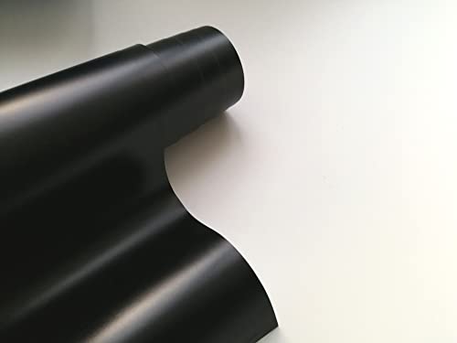 film covering noir satin vinyle thermoformable adhésif (152 x 30 cm)