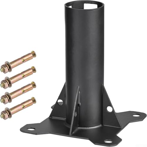 Gettimore Soporte de montaje de base de manga de aleación V2 rectangular para uso marino y automotriz