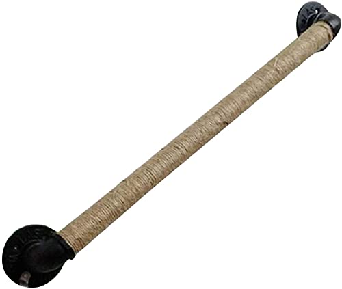 WLCNYL Kit de barandilla de Escalera, barandilla de Escalera con Kit de Soporte de barandilla de Cuerda de cáñamo, pasamanos de Seguridad para pasillos de escaleras Interiores y exteriores/90 cm (