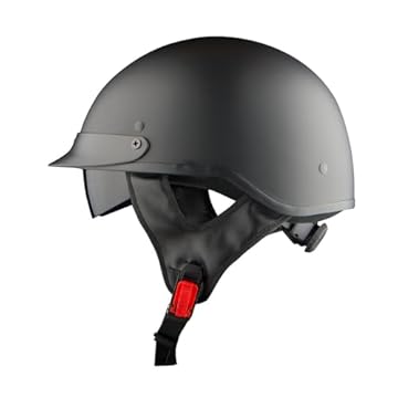 moped helmet with visor
