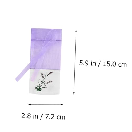 12 Bolsitas de Organza Vacías para Lavanda y Especias miniatura 2