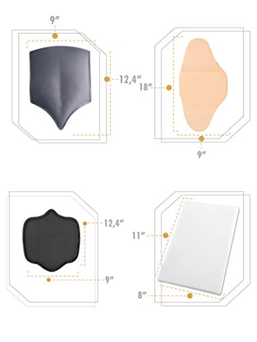 M&D Tabla Abdominal y BBL Lumbar Molder Ab Board Post Surgery Supplies Liposuction Beige