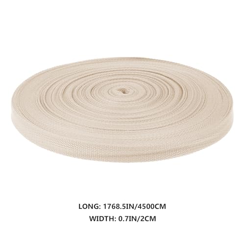 Correa de algodón beige para bolso bandolera multiusos 2