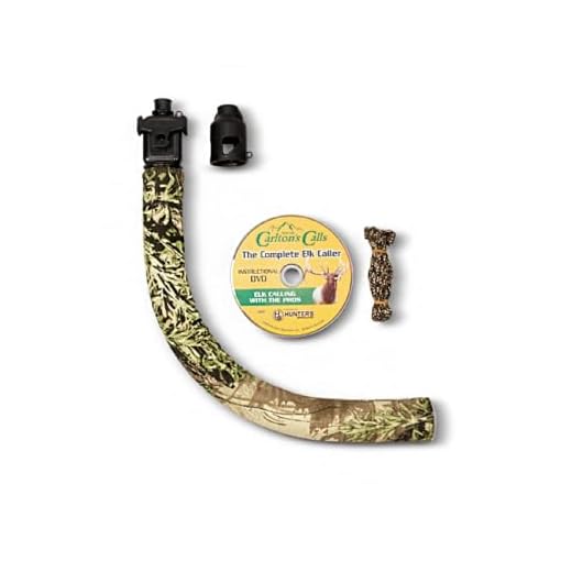 Hunters Specialties Carlton's Calls Mac Daddy Elk Call with Infinity Latex | Hunting Accessories, Cow Elk Calls for Hunting, Elk Calls Diaphragm, Elk Game Calls (Model: 70175)