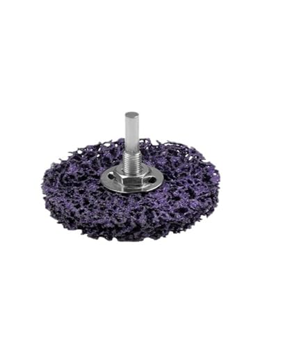 Disque de corail poly bande 100mm noir à haute endurance pour polissage et meulage