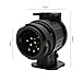 MASO 7 to 13 Pin Towing Socket Trailer Plug Waterproof Trailer Electrics Plug Adapter 7 pin to 13pin Trailer Truck Caravan Towbar Towing Socket Plug Adapter Converter