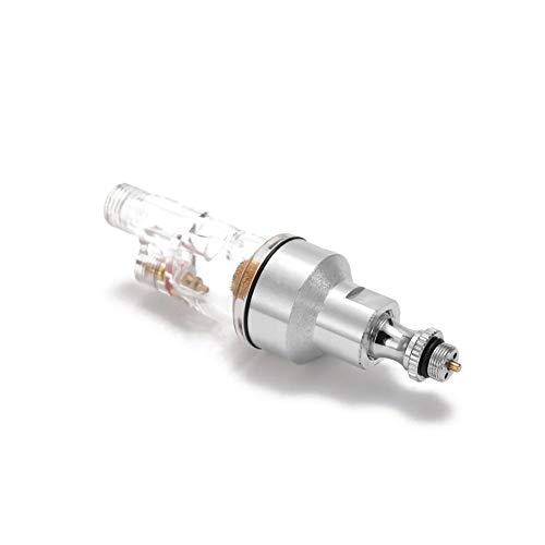 Wide-variërend 180cm Hoge kwaliteit Nylon gevlochten Airbrush luchtslang Spray Pen Woven Pipe and 1/8" Interface Olie-water Separator Afneembaar (Color : Brown) - Afbeelding 4