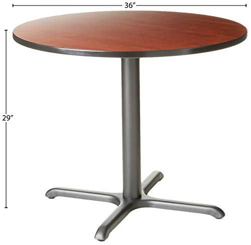 Cain 36\" Round Breakroom Table- Cherry - Thumbnail 3