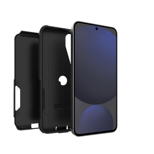 Image of OtterBox Samsung Galaxy S24 FE Commuter Series Case - Black, Slim & Tough, Pocket-Friendly, with Port Protection