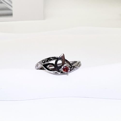 Anime Game Characters Eye Mask Rings Two Rings Set Adjustable 2pcs2