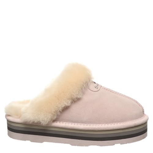 Image of BEARPAW Women's Retro Loki Slippers | Cozy Indoor & Outdoor Shoes, Warm Wool Blend Lining, Lightweight EVA Outsole, Indoor & Outdoor Comfort