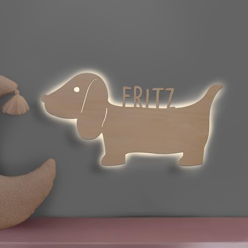 hellomini Personalisierbares LED-Nachtlicht mit Name für Kinder...