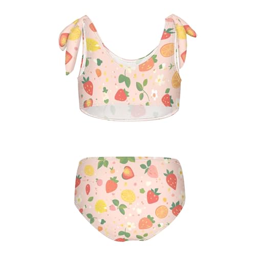 Organic Garden Forest Strawberry Kawaii Girls Bikini Sets 2 Piece Cute Swimsuit Beach Swimwear Bathing Suit2