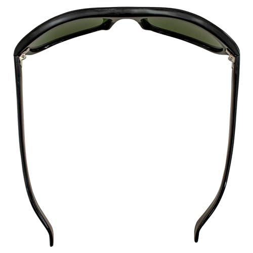 Dirty Harry Sunglasses Black Frame G-15 Grey/Green Lens with Pouch4
