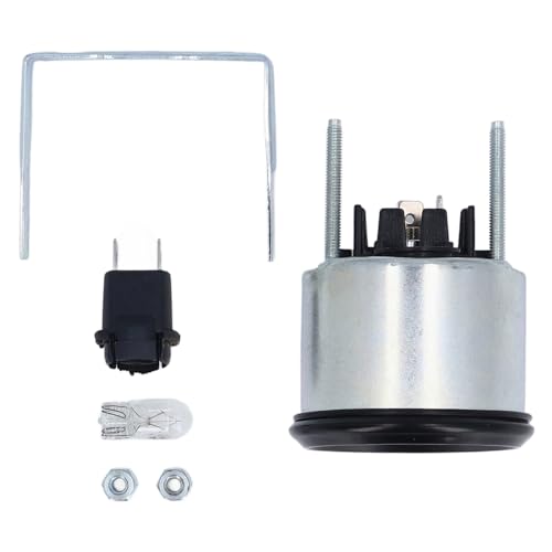 Image of LED Voltage Gauge 24V Voltmeter, Accurate Engine Battery Monitoring for Truck Boat Aluminum Alloy 52mm 1 Pack
