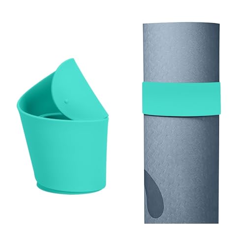 Mayoii Cinghia per tappetino da yoga con fibbia a sgancio rapido, supporto per yoga istantaneo, accessorio antiscivolo per il fitness, compatibile con la maggior parte dei tappetini da yoga, 2 colori