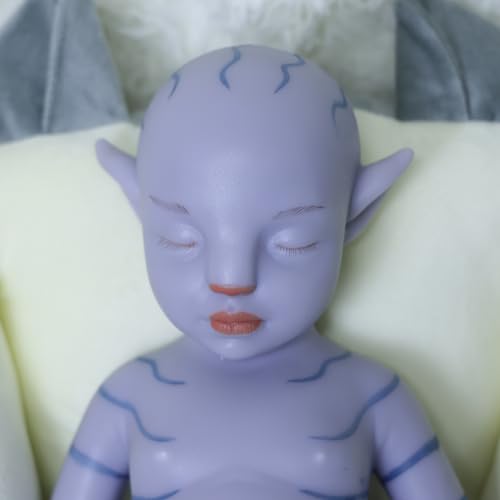 Muñeco Bebé Reborn Silicona Azul 18 Pulgadas miniatura 3