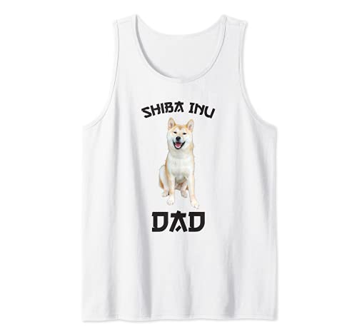 Shiba Inu Japanese Dog Owner Cute Dad Gift Hombres Niños Camiseta sin Mangas
