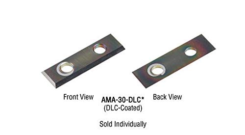 Amana Tool - AMA-30 Solid Carbide 4 Cutting Edges Insert Knife General Purpose Wood, Chipb