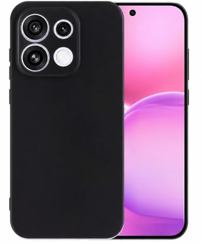 Image of SPAZY CASE Oppo Reno 16 5G Back Cover | Back Cover | Soft Silicone Slim Back Case Cover for for Oppo Reno 16 5G - Black