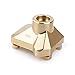 KYX Racing CNC Machined Brass Intermediate Axle Housing Output Center Axle Differential Cover Upgrades Parts Accessoriesfor 1/10 RC Crawler Car TRX6 6x6