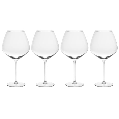 alpina Bicchieri da gin grandi, 730 ml, set di 4 bicchieri da gin tonic, in stile Copa, per cocktail e cocktail G&T, regalo per feste, casa, bar, pub, ristoranti, bicchieri da stelo - immagine 5