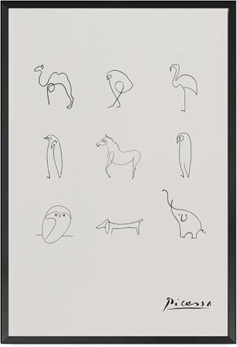 Peinture sur toile Picasso impressions premium pour décoration élégante de chambre