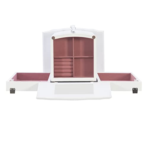 Powell 929-521 Furniture Jewelry Armoire, White thumb #14