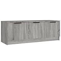 VidaXL Tv-meubel 102x35x50 cm bewerkt hout grijs sonoma eikenkleurig VidaXL Tv-meubel 102x35x50 cm bewerkt hout grijs sonoma eikenkleurig