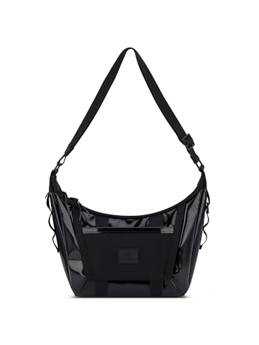Johnny Urban Bolso Bandolera Mujer Hombres Negro - Liv - Moon Bag - Bolso Riñonera de Media Luna - Bolso con Correa Ajustable - Repelente al Agua