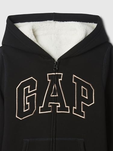 Image of GAP Girls' Logo Hoodie Hooded Full Zip Sweatshirt