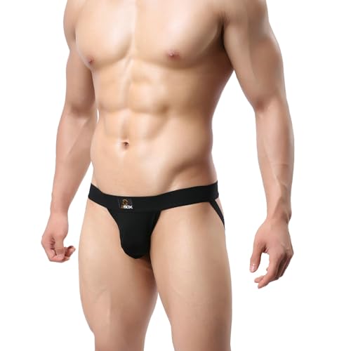 MuscleMate Men's Jockstrap Underwear, Stretch Men's Jockstrap Thong Underwear, All-day Comfort.3