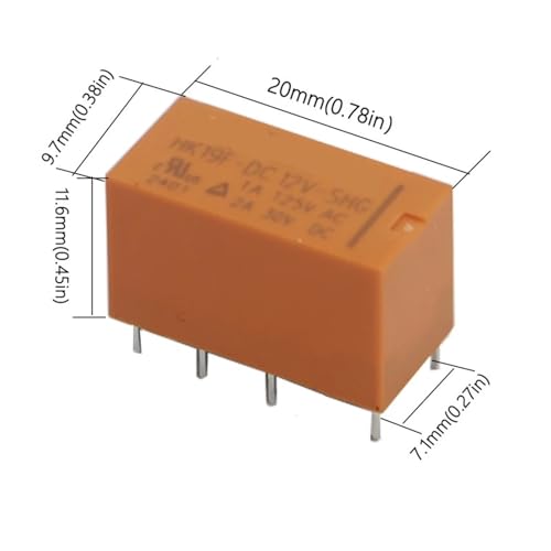 Relais HK19F 5V pour commande basse tension et réparation domotique