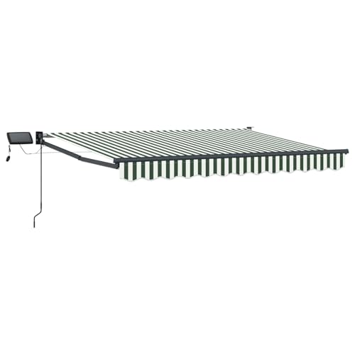 Auvent manuel à bras articulé en aluminium revêtu durable pour balcon