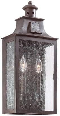 Miniatura 4 de Troy Lighting B9008-SFB Newton - Linterna de bolsillo para exteriores con dos luces