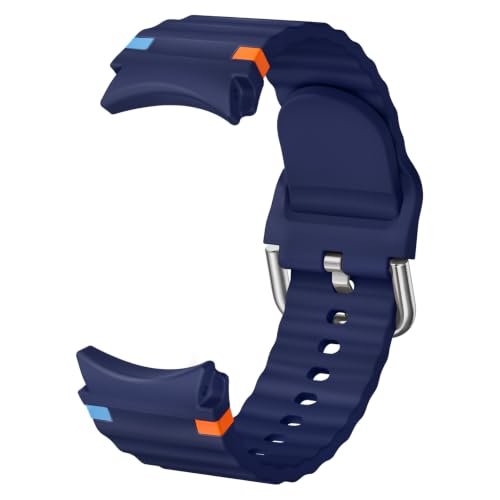 Image of Suitisbest Compatible for Samsung Galaxy Watch 7 /6 /5 /4 /FE Strap, 40mm 44mm 45mm /Watch 6 4 Classic 4 42mm 46mm 43mm 47m,Silicone Sport Straps No Gap Men Women