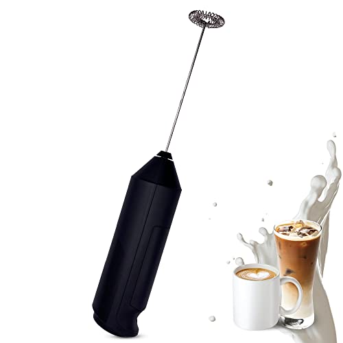 Espumador de Leche Eléctrico, Motor Potente, Funciona con dos pilas AA, Para Café, Matcha, Latte Cappuccino, Chocolate, Huevos, Batido de Leche Cover