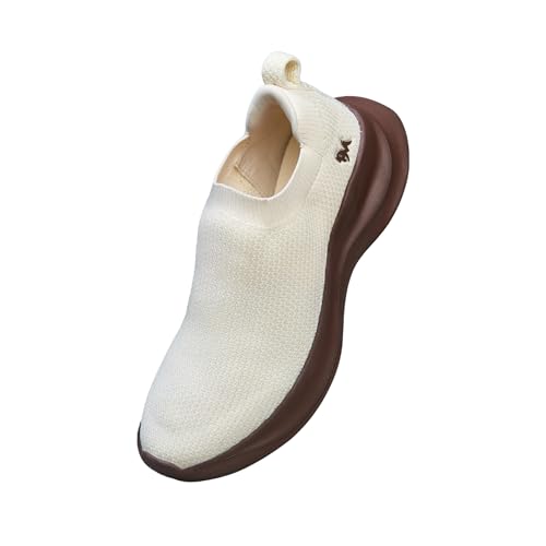 Image of Neeman's Unisex Cloud Flex Slip-On Sneakers | Lightweight Breathable Knit Shoes with Cushioned EVA Sole for Daily Walking & All-Day Comfort