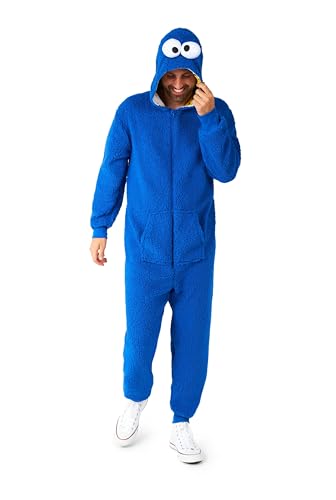 Amazon.com: Opposuits Adult Unisex Cookie Monster Onesie - Sesame