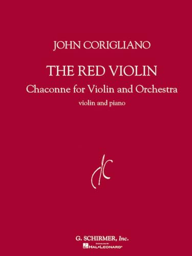 Photo de John corigliano: the red violin, chaconne for violin and orchestra (violin/piano)