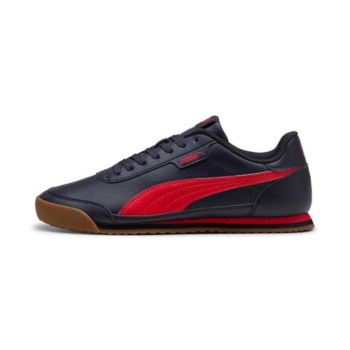 Image of Puma, Unisex-Adult, Puma Turino II, New Navy-for All Time Red-Gum, Sneaker, 9UK, (39745218)