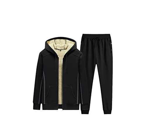 Ensemble polaire homme à capuche pour affronter le froid en intérieur comme dehors