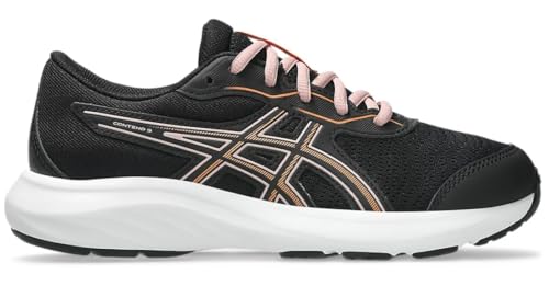 Asics Unisex Para CriançA. 1014A337 Sapatilhas Contend 9 Gs Preto (35.5), Plano, CordãO, Casual, Esportivo, Multisport, Moda Infantil-image
