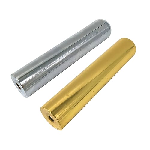 Kisangel 2pcs Metal Guitar Slides Tone Bars for Clearer Tone Resistant Guitar Accessories