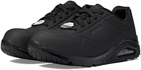 Skechers Women's Uno Sr Comp Toe 108101 Industrial Shoe, Black, 8 | Image 3
