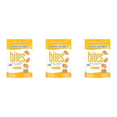 Image of Snack Factory Honey Mustard Bites, 9 Oz Bag (Pack of 3)