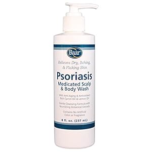 Baar Products – Psoriasis Therapeutic Scalp and Body Wash – Nutrient-Rich Extracts – Helps Promote a Healthy Scalp and Body. – 8 oz